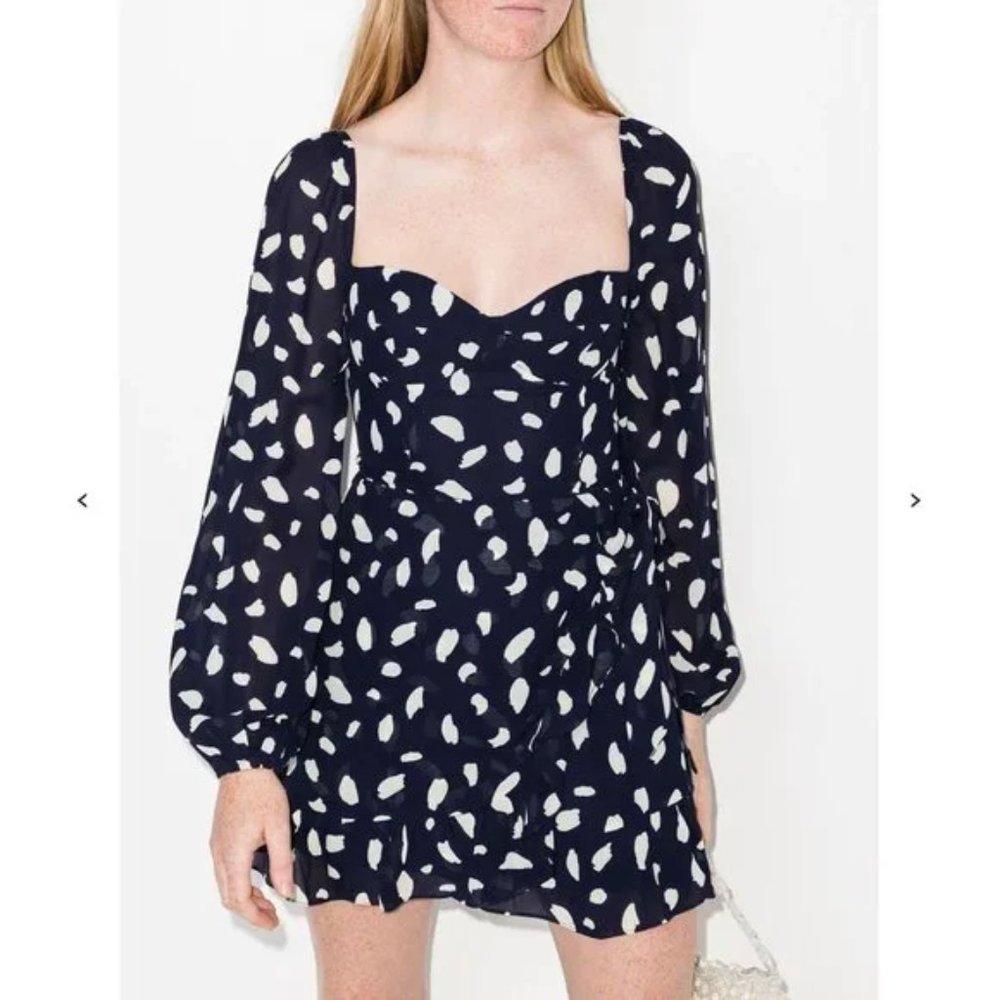 Reformation Cammi Dress | Splatter🎉SALE🎀 NEW - Picture 9 of 16